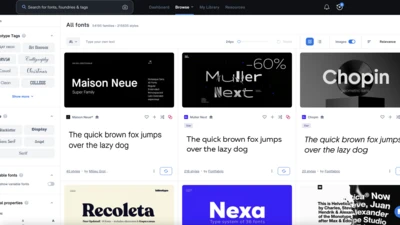 Streamline your creative workflow with Monotype Fonts.
