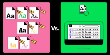 Warum sich Monotype Fonts für Kreativteams finanziell lohnt.