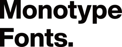 Monotype Fonts.