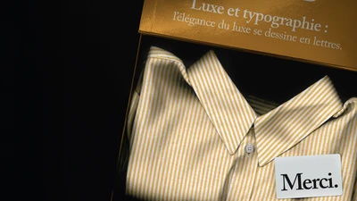 Image showcasing typography and luxury-themed article visuals for Monotype.